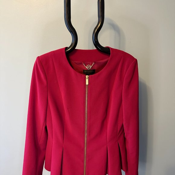 Donna Karan Purple Short Jacket - Picture 2 of 5